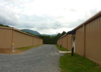 exterior of climate controlled storage